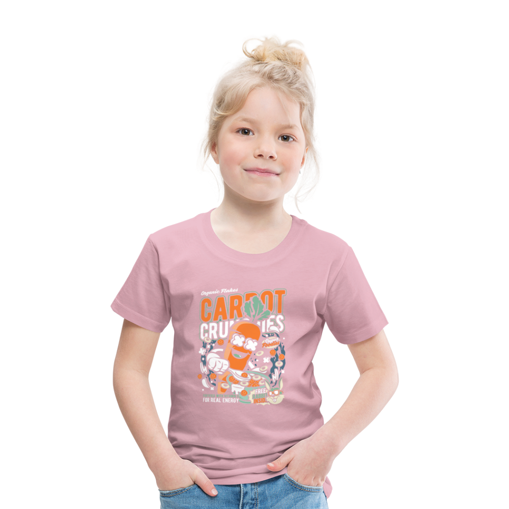 Maglietta Premium per bambini | Spreadshirt | Carrot Crunchies - rosa chiaro