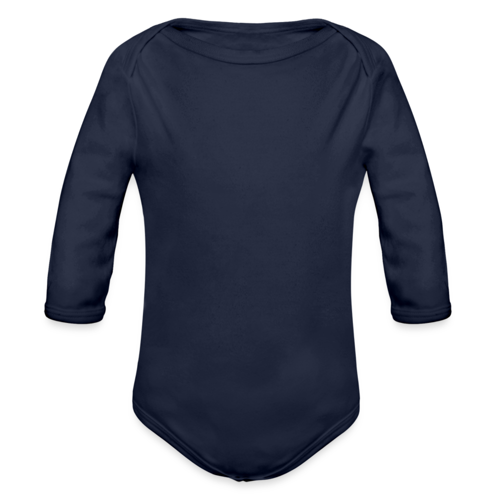 Body ecologico per neonato a manica lunga | Spreadshirt - navy scuro