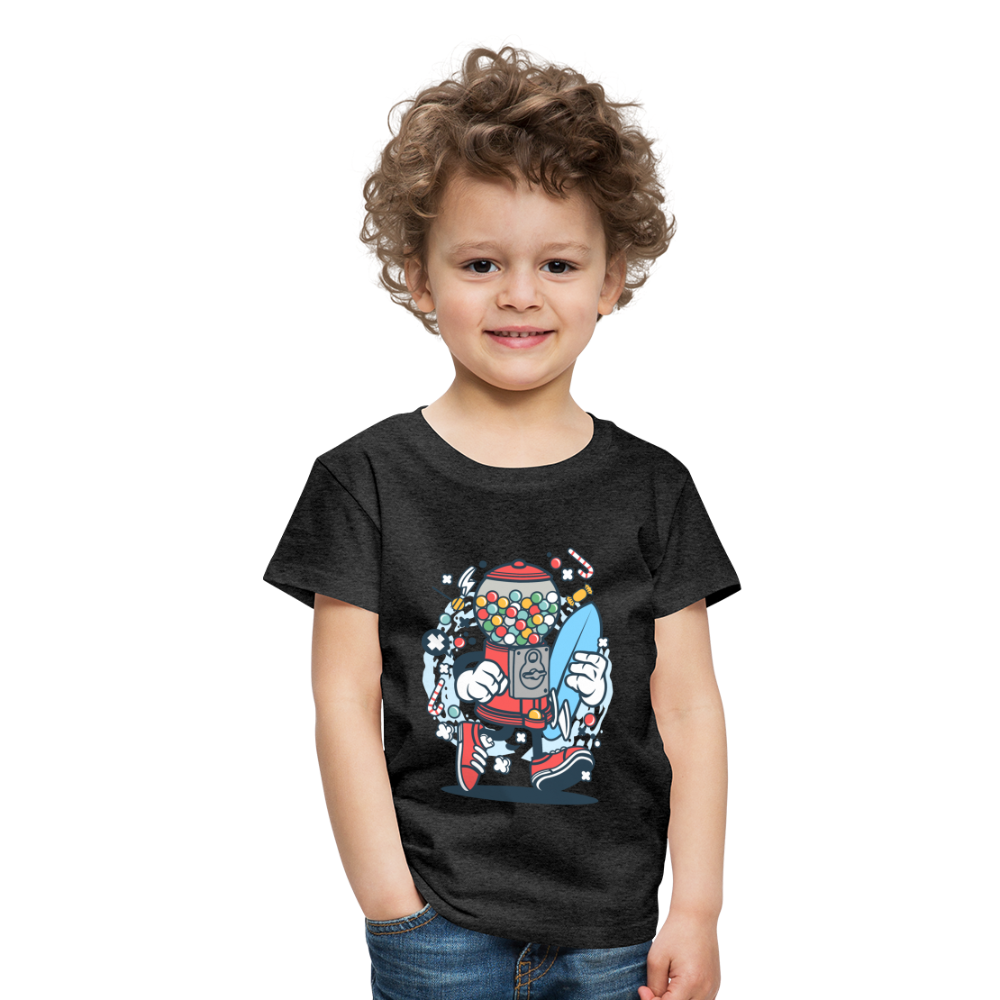 Maglietta Premium per bambini | Spreadshirt | Candy Machine Surfer - antracite