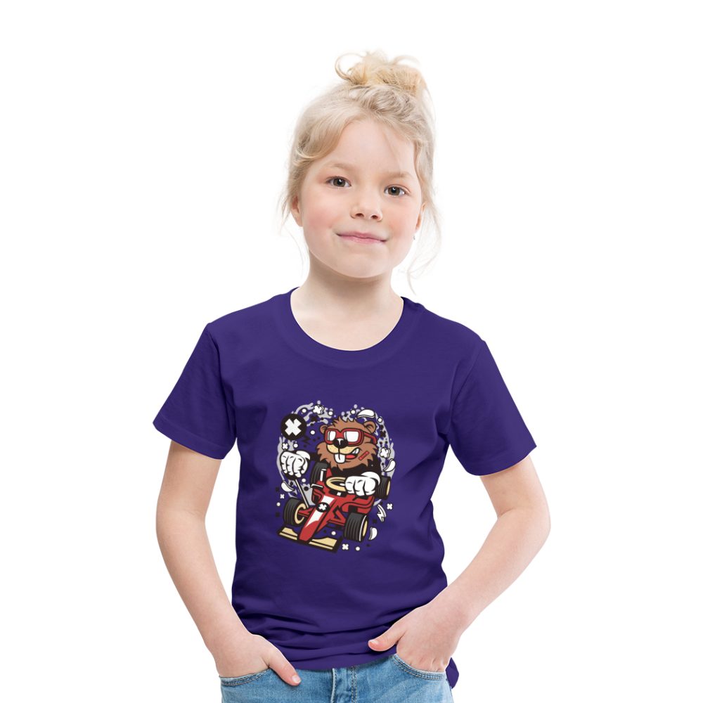 Maglietta Premium per bambini | Spreadshirt | Beaver Racer - viola