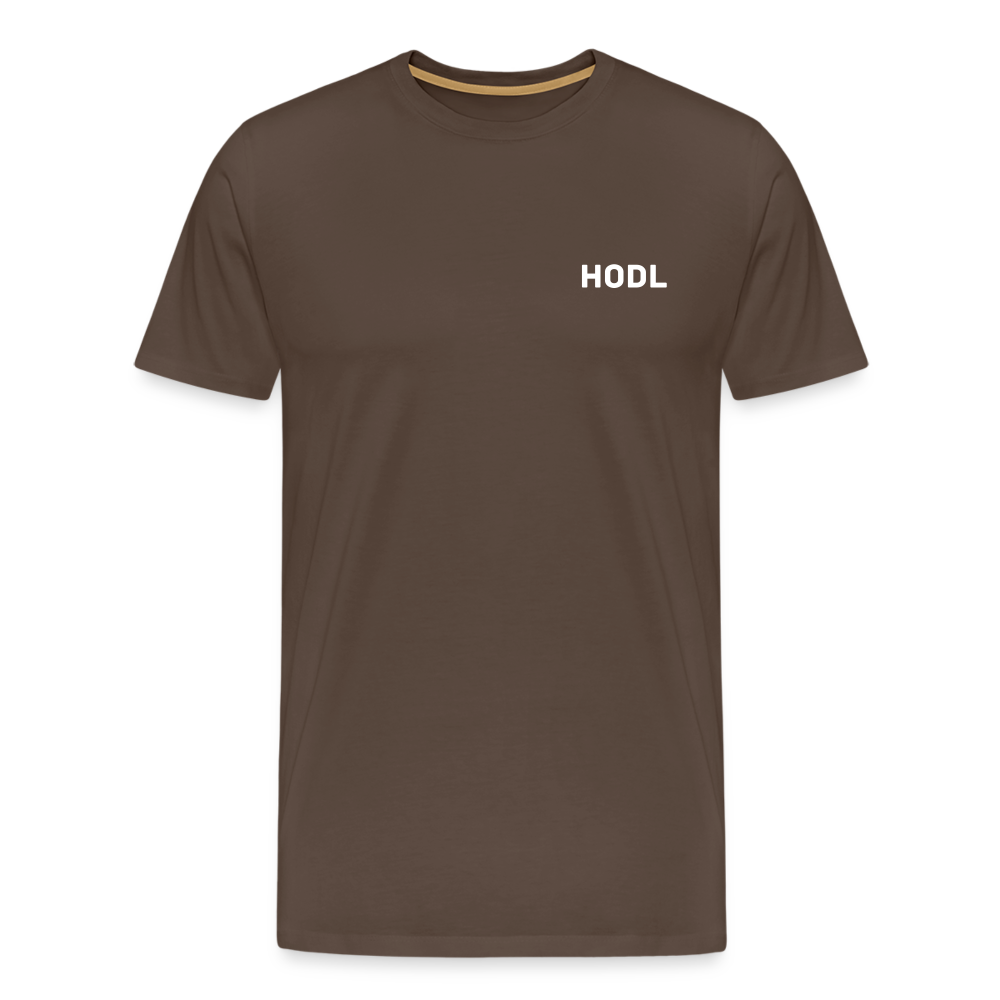 Maglietta Premium da uomo | Spreadshirt | BTC#1 - marrone nobile