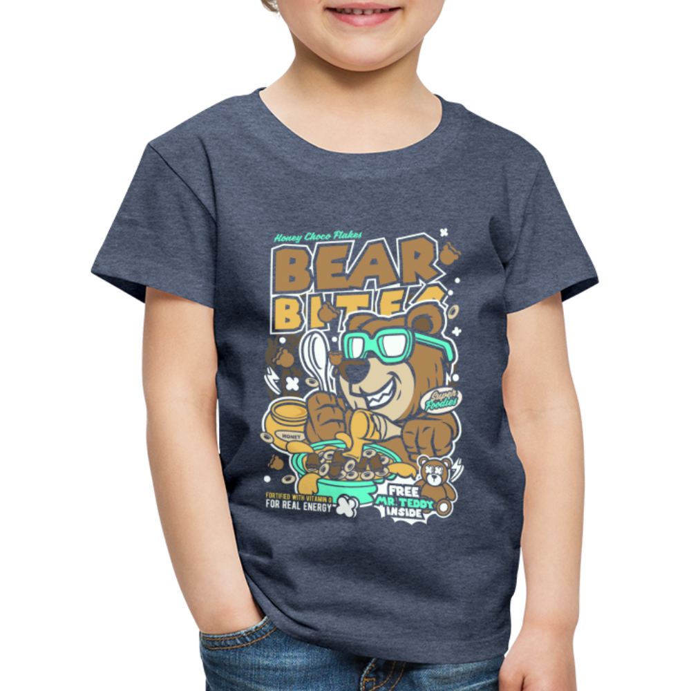 Maglietta Premium per bambini | Spreadshirt | Bear Bites - bluastro