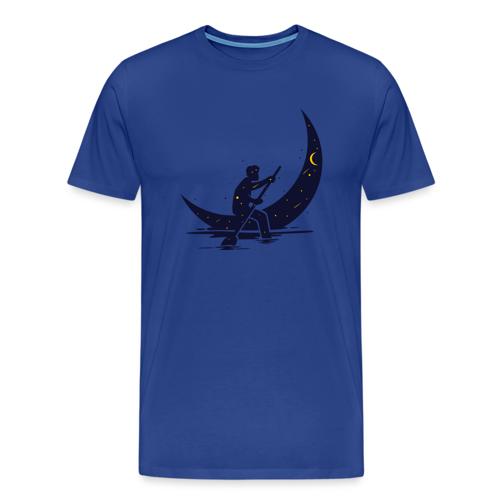 Maglietta Premium da uomo | Spreadshirt | Moon Boat - blue royal