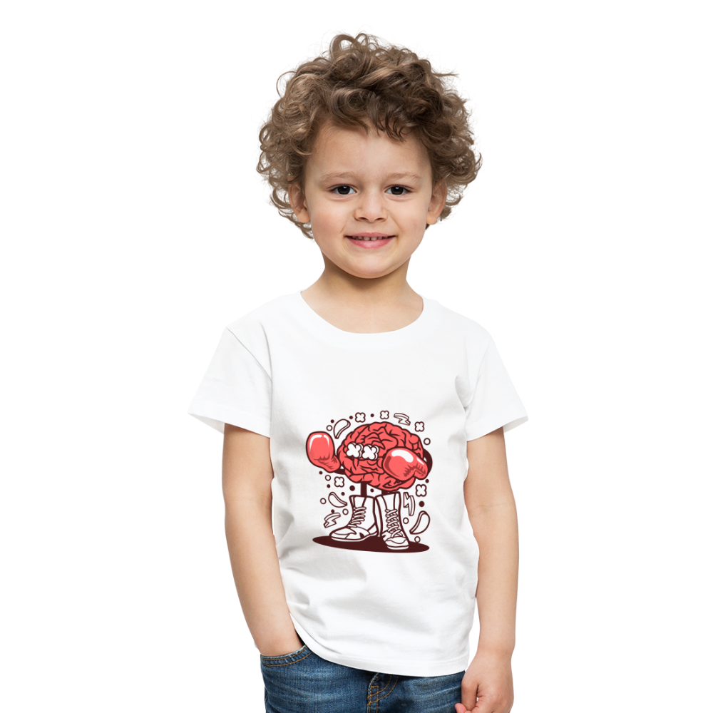 Maglietta Premium per bambini | Spreadshirt | Brain Boxer - bianco