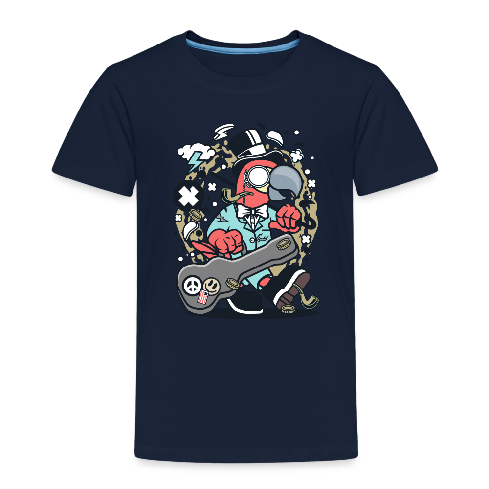 Maglietta Premium per bambini | Spreadshirt | Bird Guitarist - navy