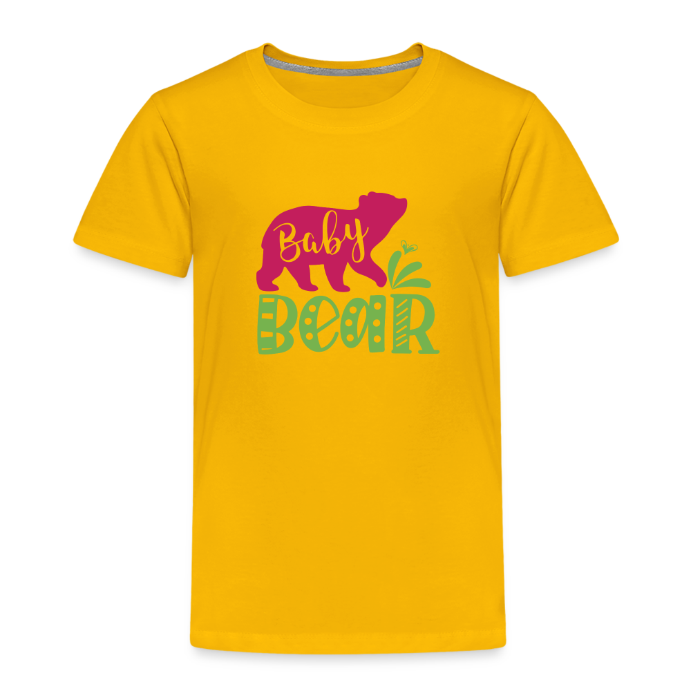 Maglietta Premium per bambini | Spreadshirt | Baby Bear - giallo sole