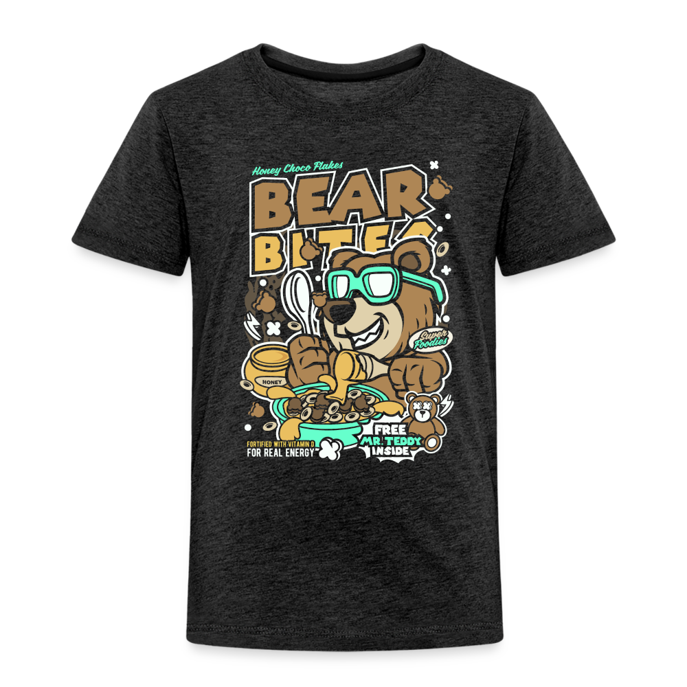 Maglietta Premium per bambini | Spreadshirt | Bear Bites - antracite