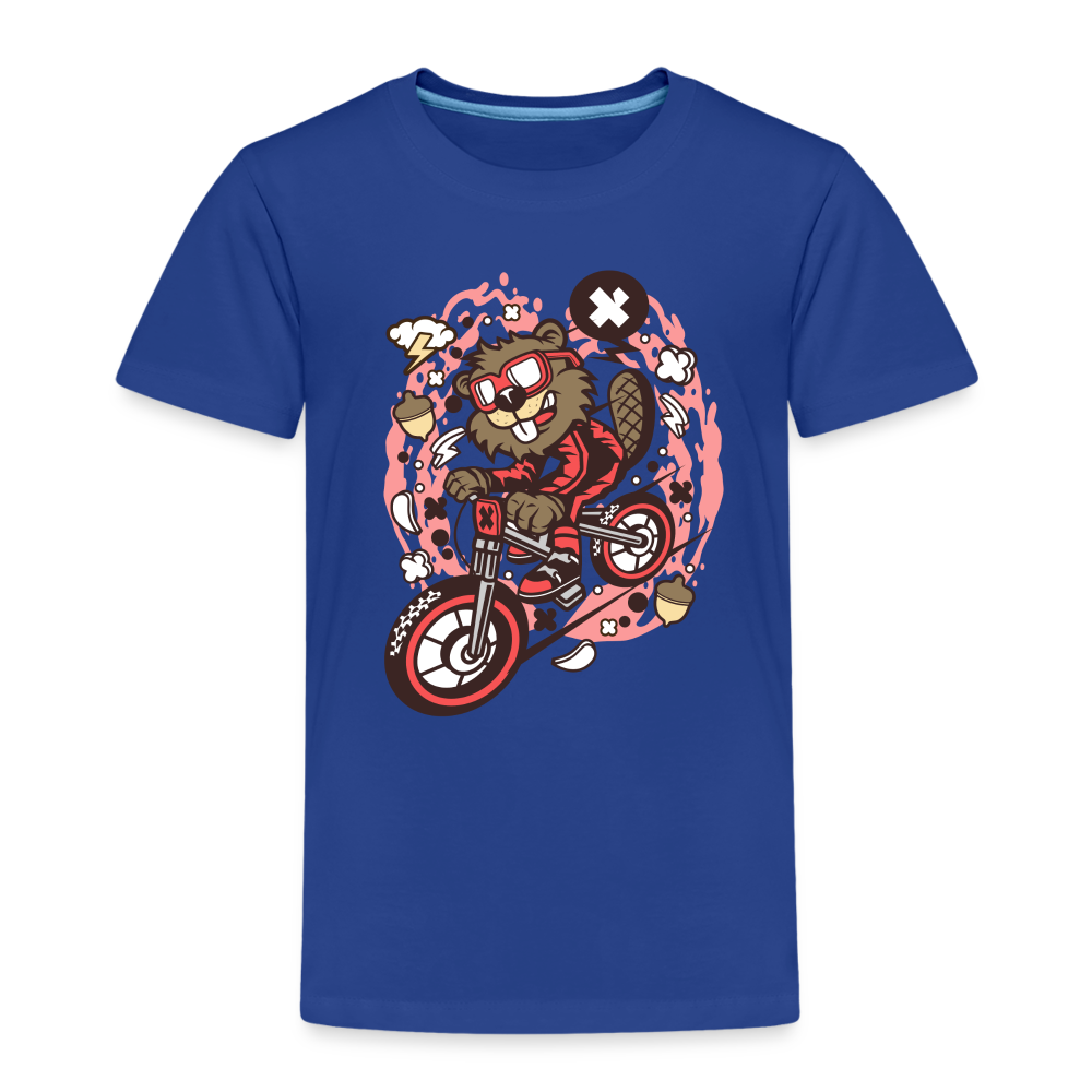 Maglietta Premium per bambini | Spreadshirt | Beaver Downhill - blue royal