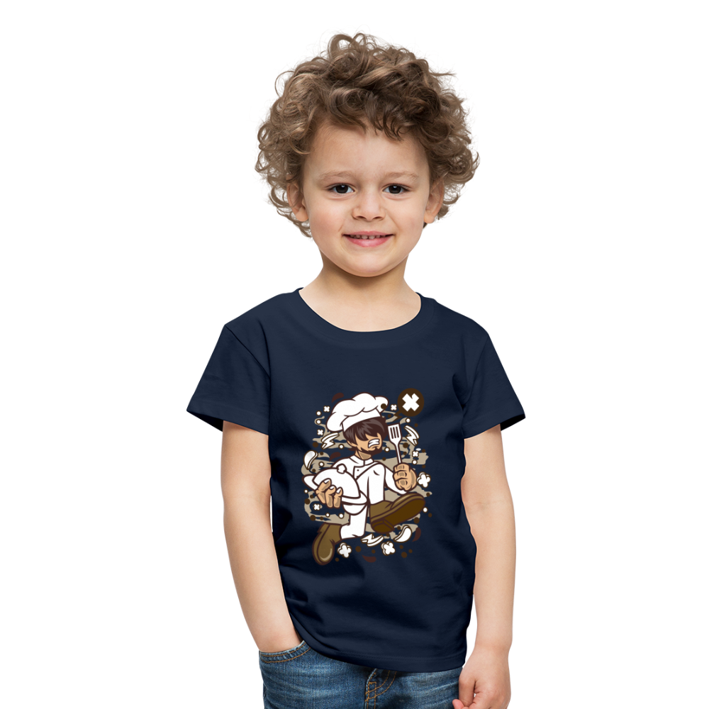 Maglietta Premium per bambini | Spreadshirt | Chef Running - navy