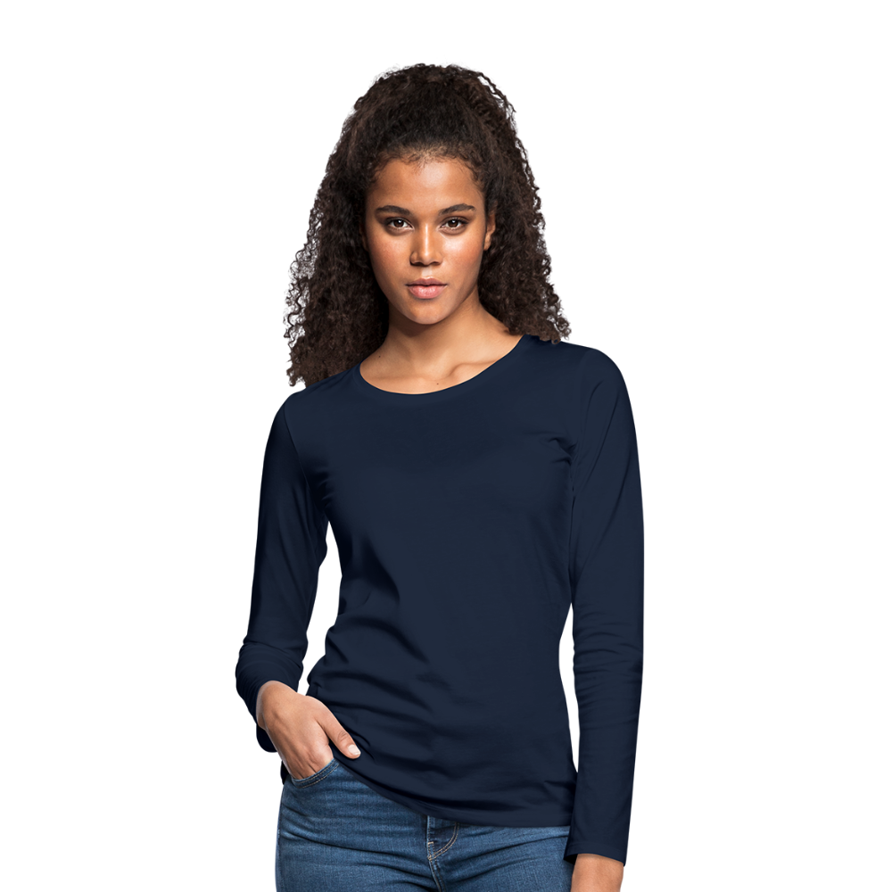 Maglietta Premium a manica lunga da donna | Spreadshirt - navy