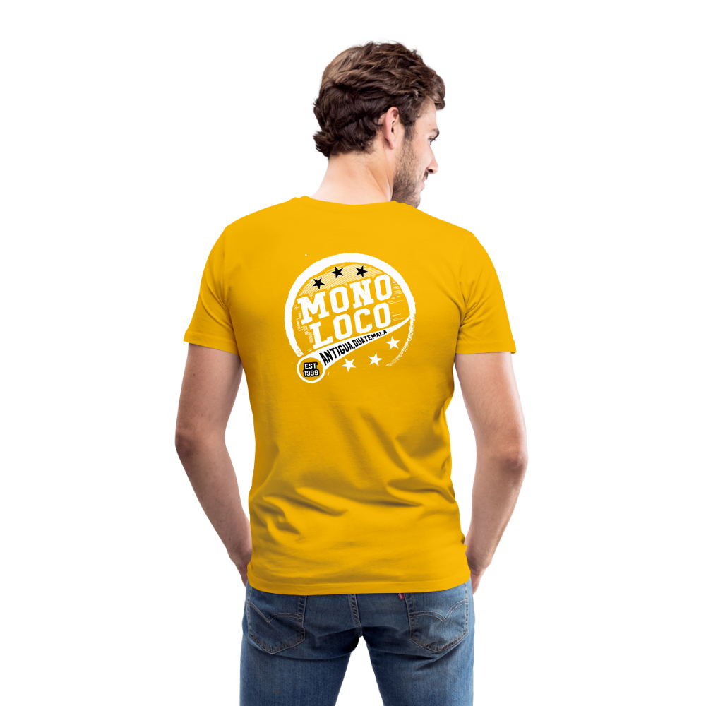 Maglietta Premium da uomo | Spreadshirt | Mono Loco - giallo sole