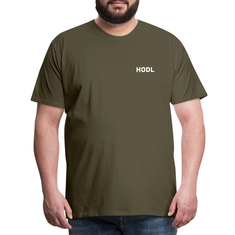 Maglietta Premium da uomo | Spreadshirt | BTC#1 - kaki