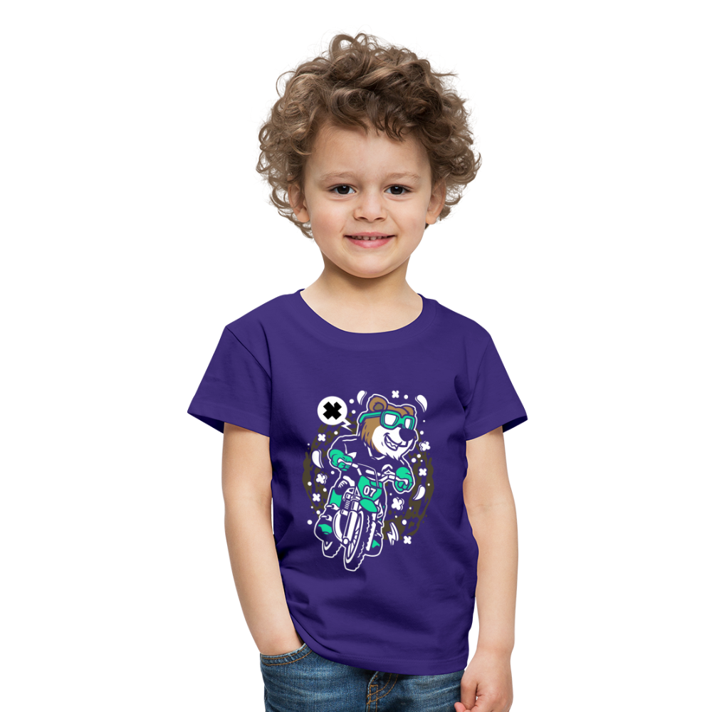 Maglietta Premium per bambini | Spreadshirt | Bear Motocross - viola