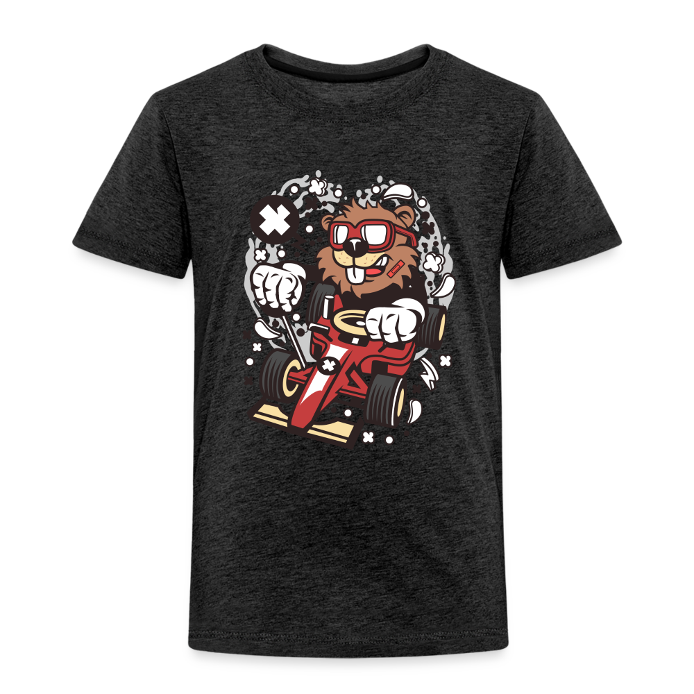 Maglietta Premium per bambini | Spreadshirt | Beaver Racer - antracite