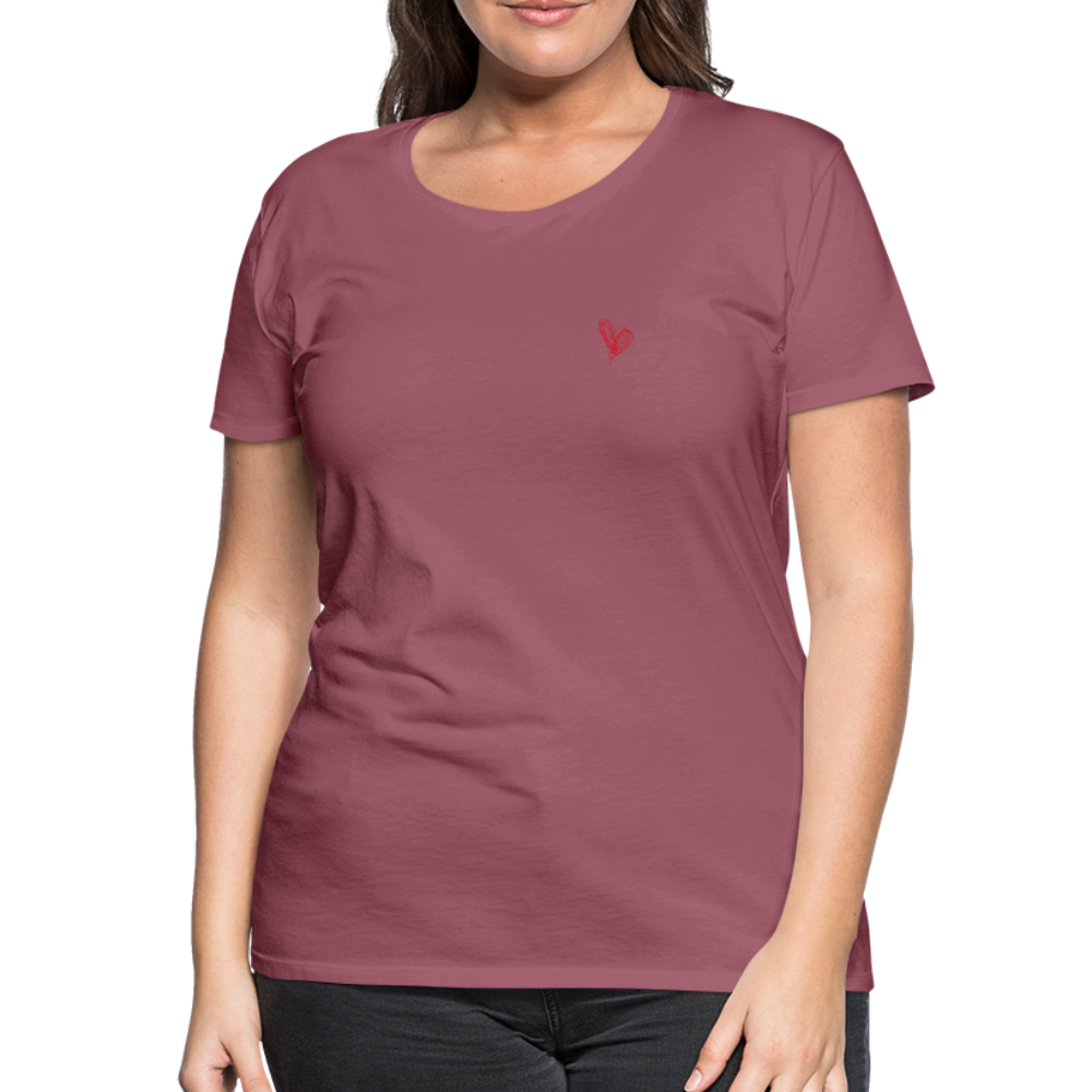 Maglietta Premium da donna | Spreadshirt | Collect Hearts - malva