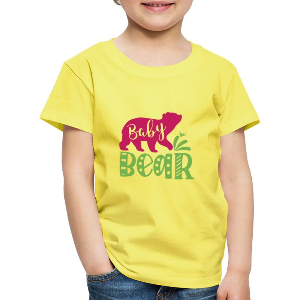 Maglietta Premium per bambini | Spreadshirt | Baby Bear - giallo