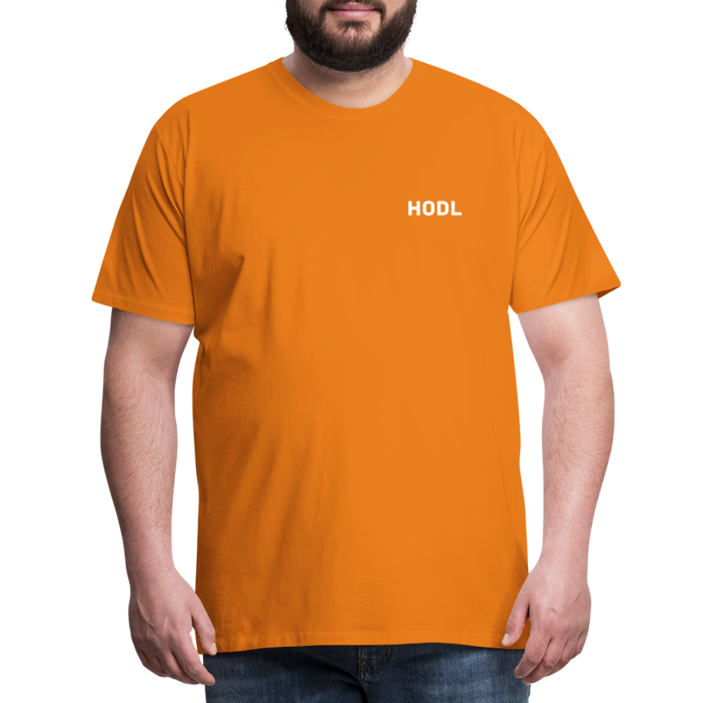 Maglietta Premium da uomo | Spreadshirt | BTC#1 - arancione