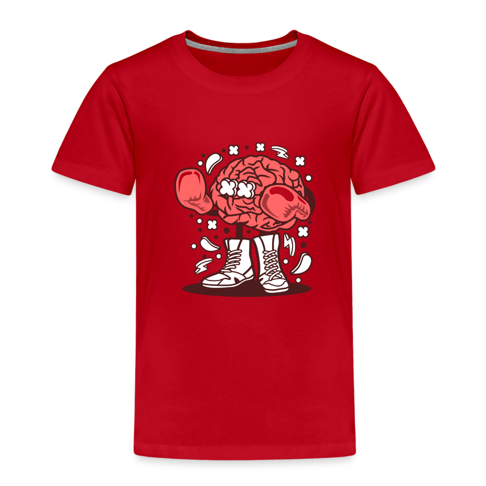 Maglietta Premium per bambini | Spreadshirt | Brain Boxer - rosso