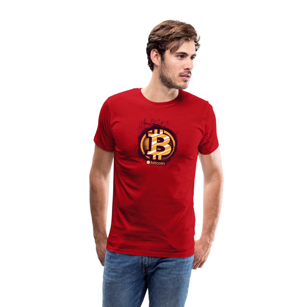 Maglietta Premium da uomo | Spreadshirt | BTC #1 - rosso