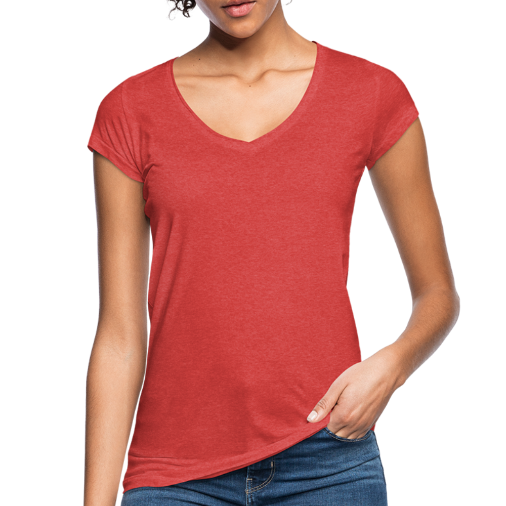 Maglietta vintage donna | Spreadshirt - rosso melange