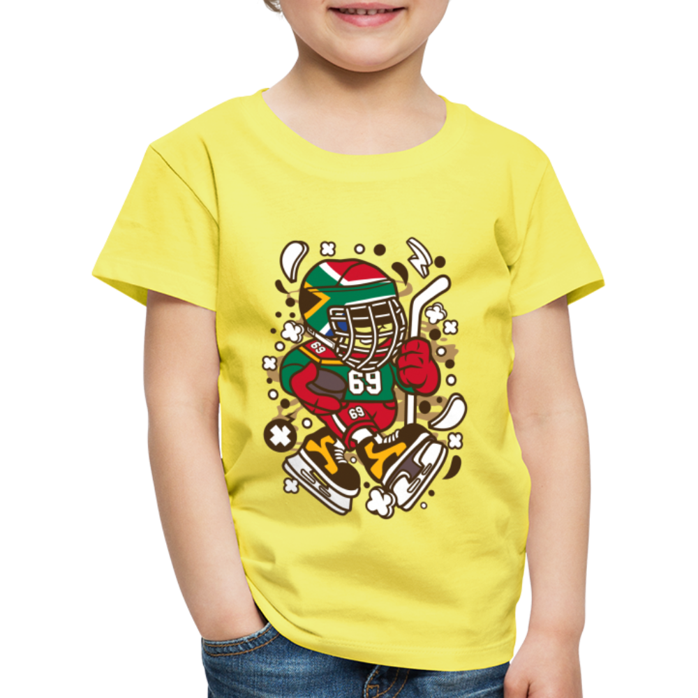 Maglietta Premium per bambini | Spreadshirt | Hockey Kid - giallo