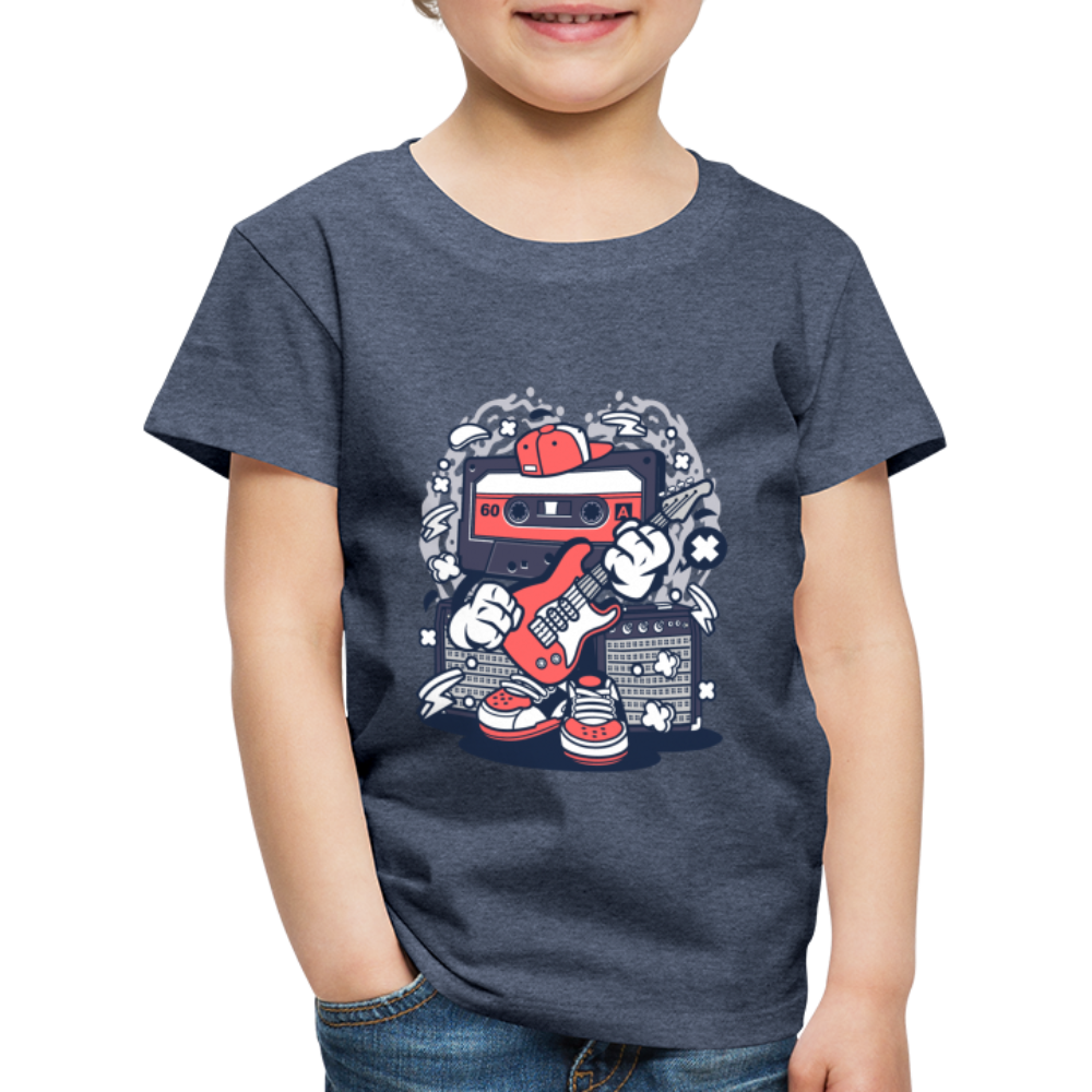 Maglietta Premium per bambini | Spreadshirt | Cassette Rockstar - bluastro