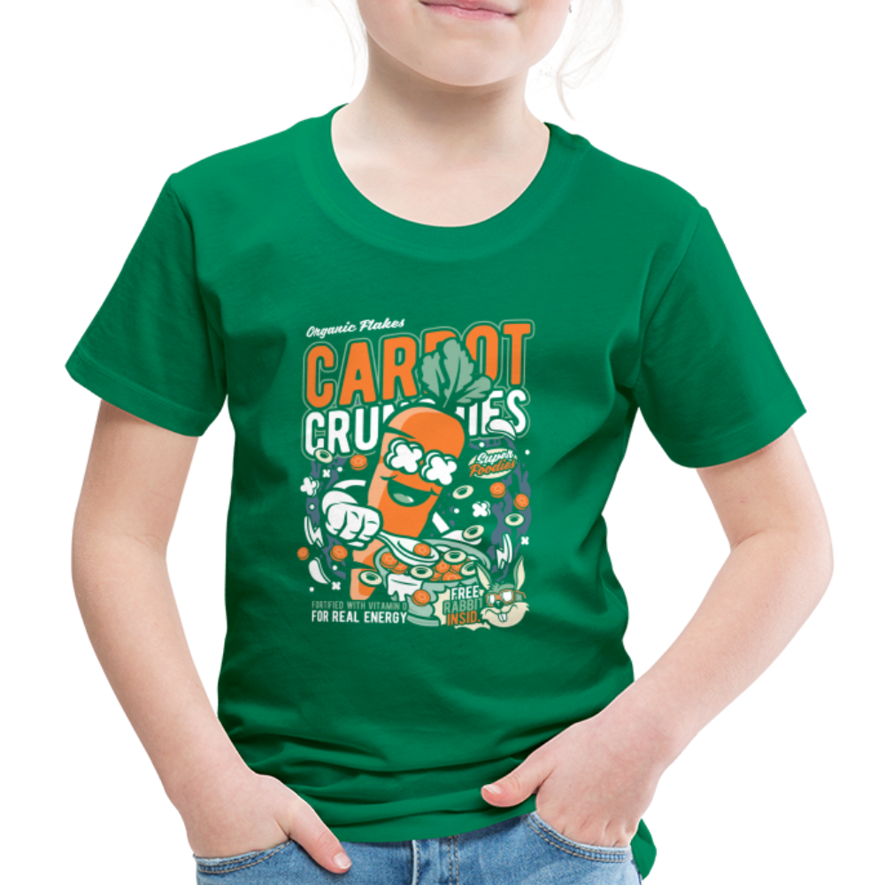 Maglietta Premium per bambini | Spreadshirt | Carrot Crunchies - verde kelly