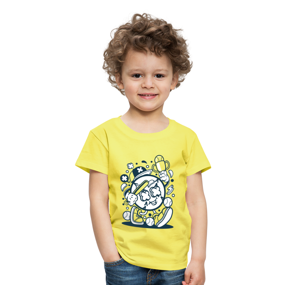 Maglietta Premium per bambini | Spreadshirt | Baseball Champion - giallo