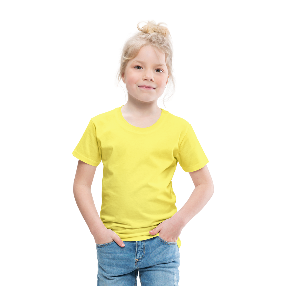 Maglietta Premium per bambini | Personalizzabile - giallo