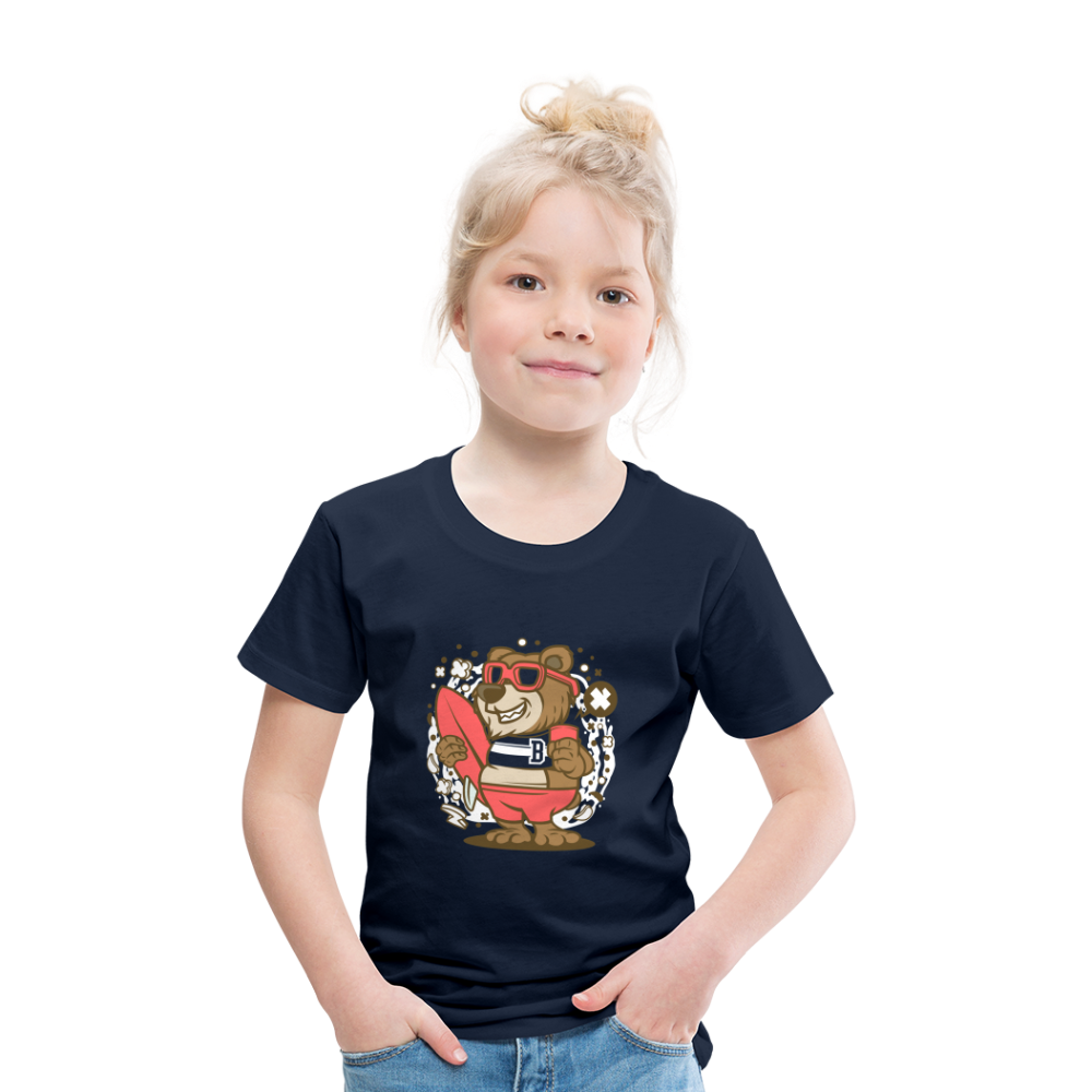 Maglietta Premium per bambini | Spreadshirt | Bear Surfing - navy