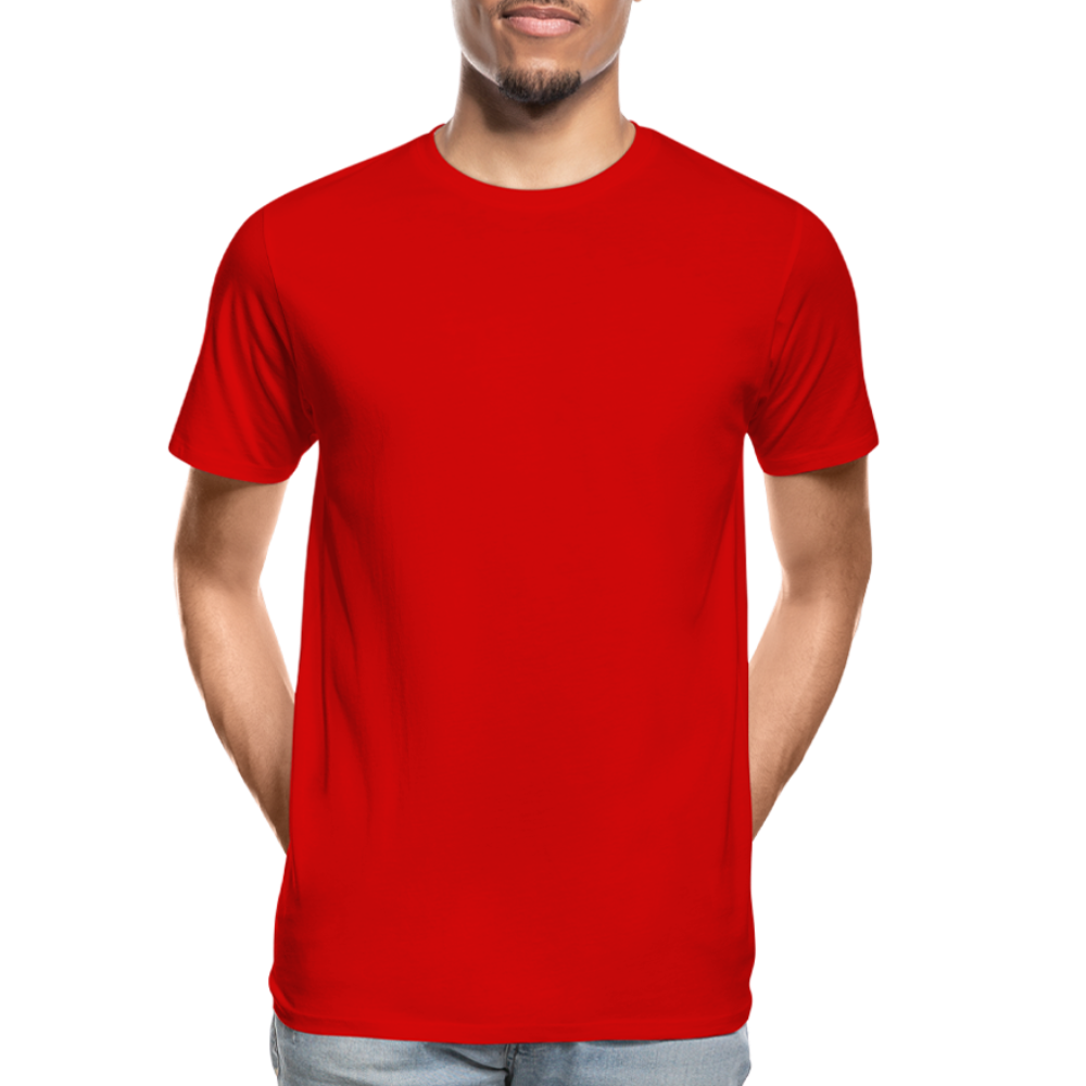 Maglietta ecologica premium da uomo | Spreadshirt - rosso