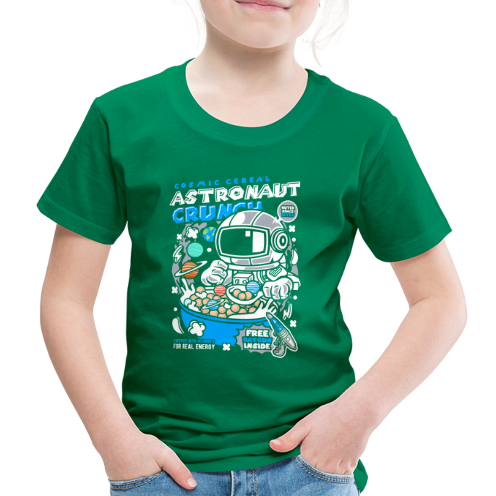 Maglietta Premium per bambini | Astronaut Crunch - verde kelly