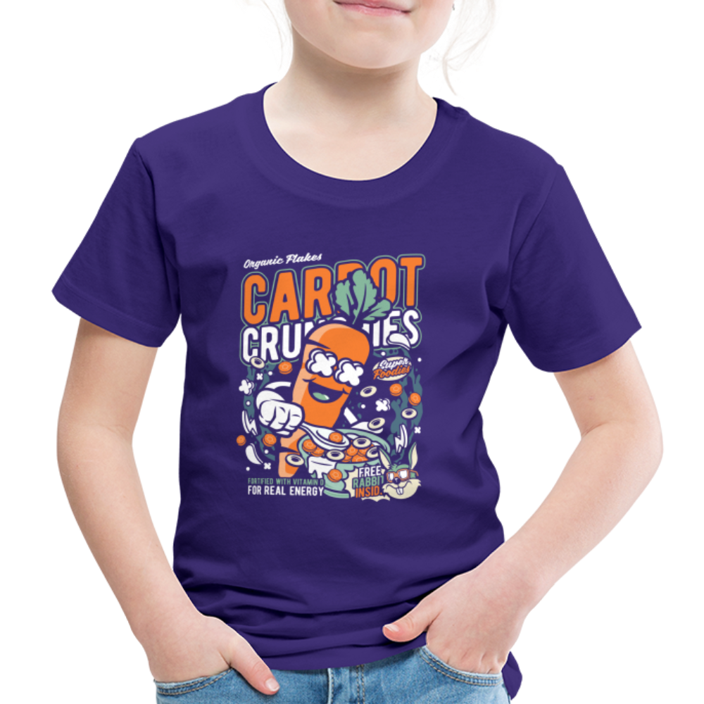 Maglietta Premium per bambini | Spreadshirt | Carrot Crunchies - viola