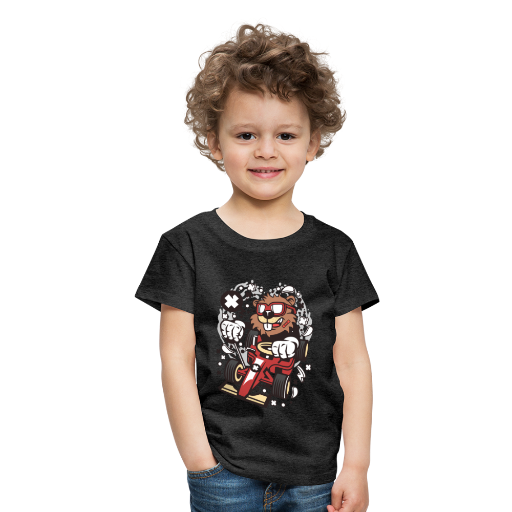 Maglietta Premium per bambini | Spreadshirt | Beaver Racer - antracite