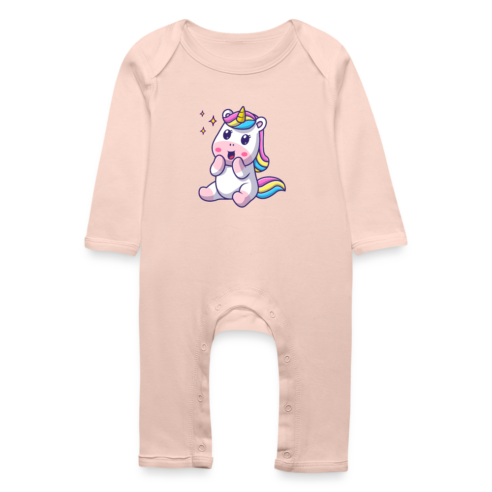 Tutina ecologica per neonato | BabyBugz | Unicorn - rosa cristal