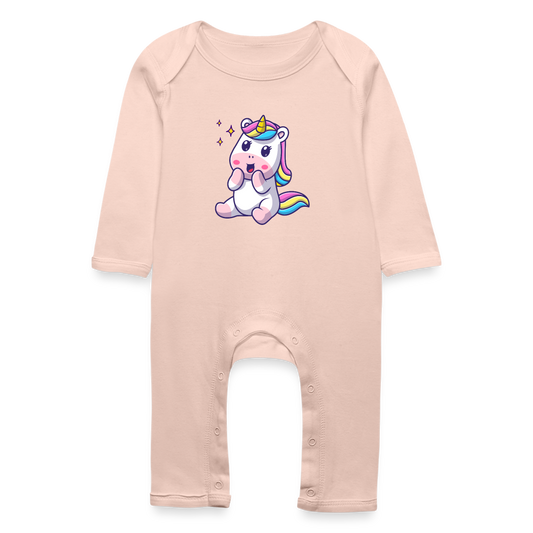 Tutina ecologica per neonato | BabyBugz | Unicorn - rosa cristal