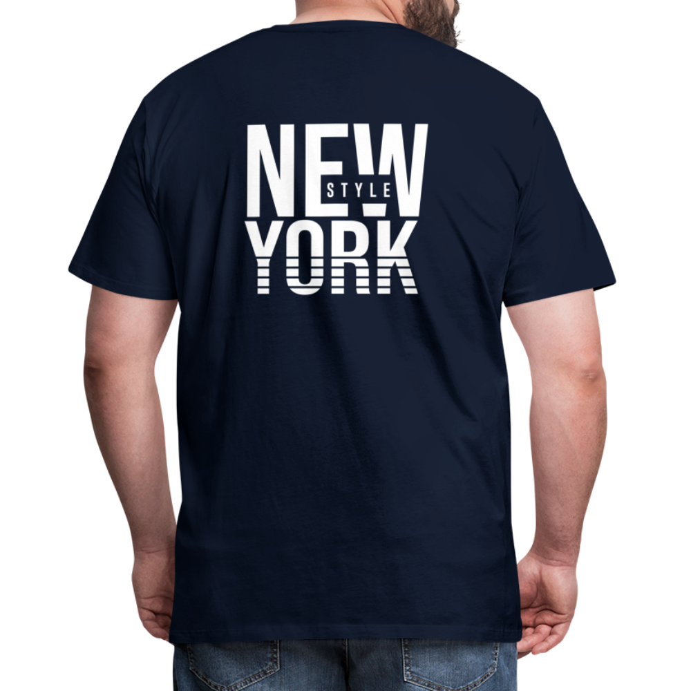 Maglietta Premium da uomo | Spreadshirt | New York Style - navy