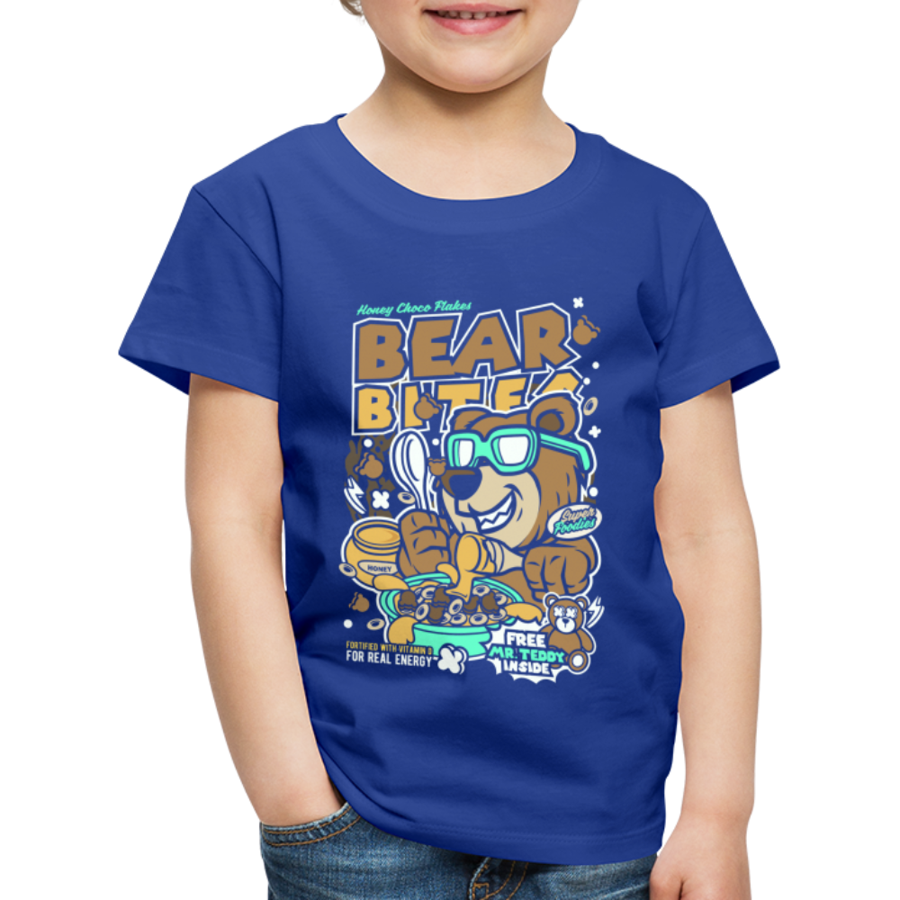 Maglietta Premium per bambini | Spreadshirt | Bear Bites - blue royal