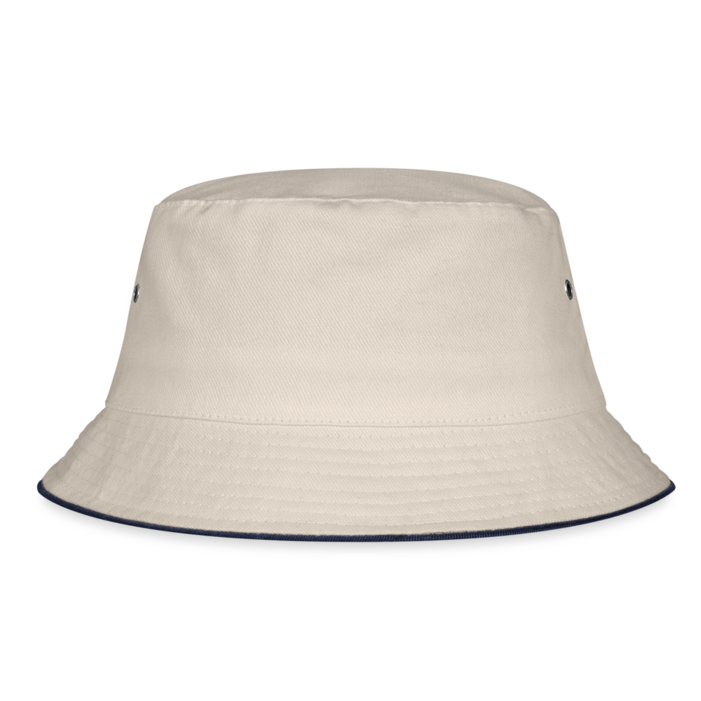 Cappello alla pescatora | Myrtle Beach - naturale/navy