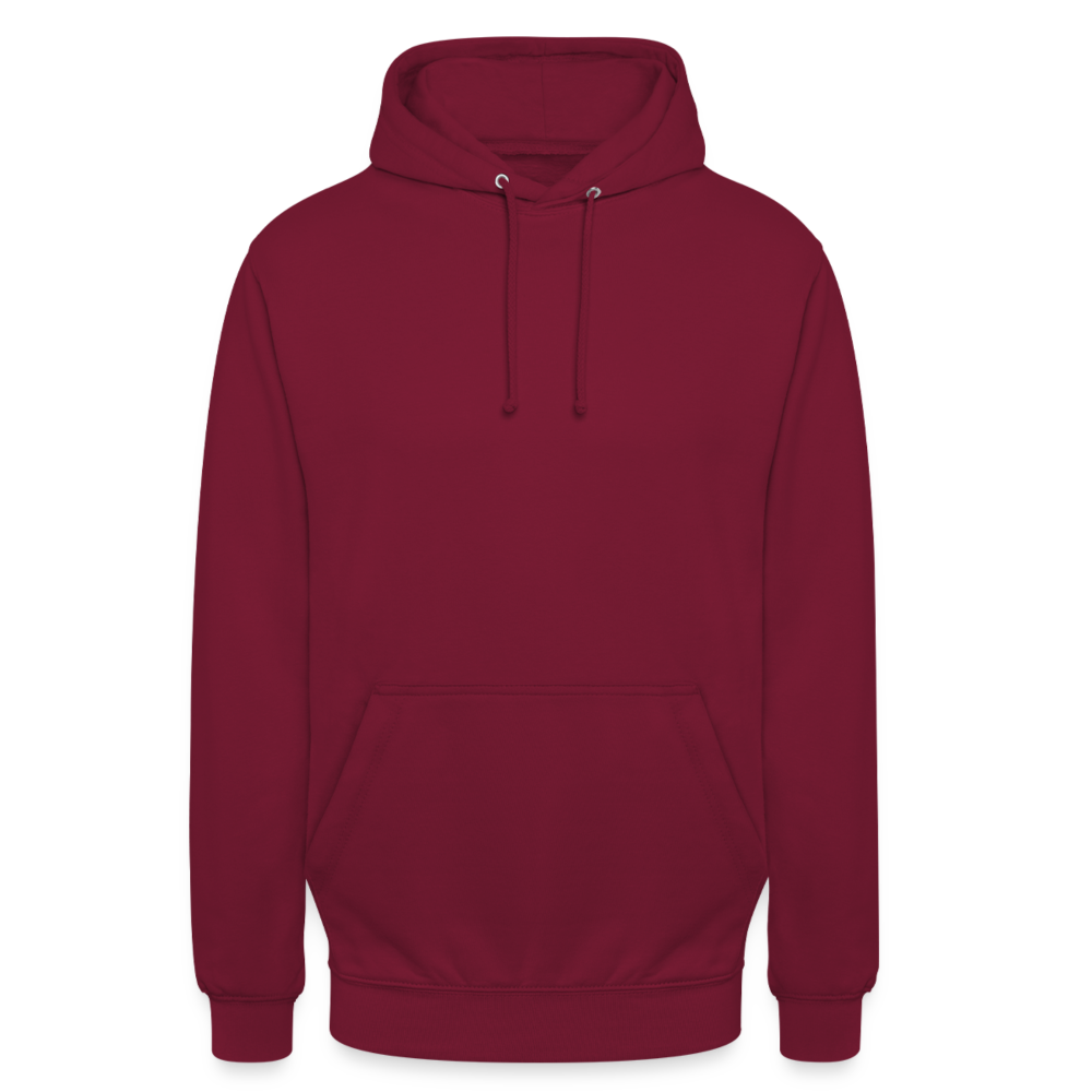 Felpa con cappuccio unisex | AWDis - rosso bordeaux