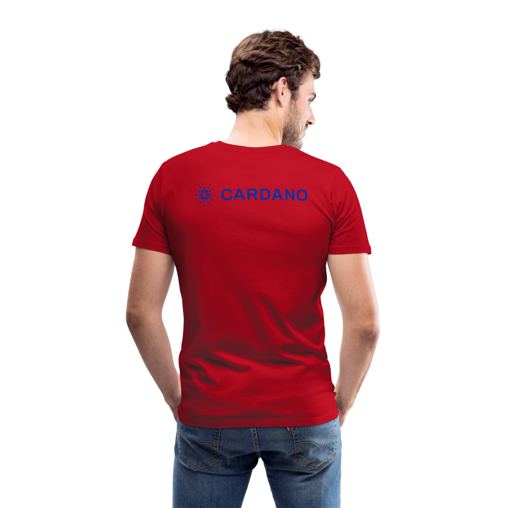 Maglietta Premium da uomo | Spreadshirt | Cardano™ #2 - rosso