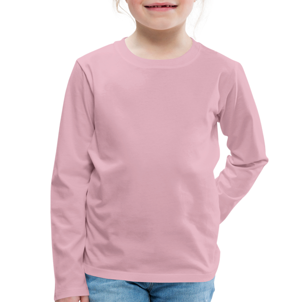 Maglietta Premium a manica lunga per bambini | Spreadshirt - rosa chiaro