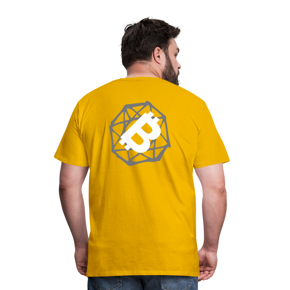 Maglietta Premium da uomo | Spreadshirt | BTC#1 - giallo sole