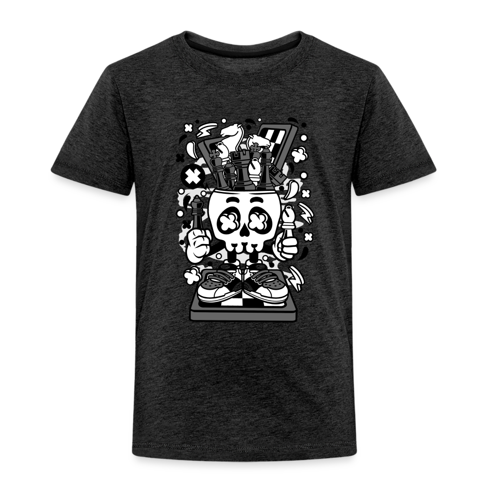 Maglietta Premium per bambini | Spreadshirt | Chess Skull - antracite