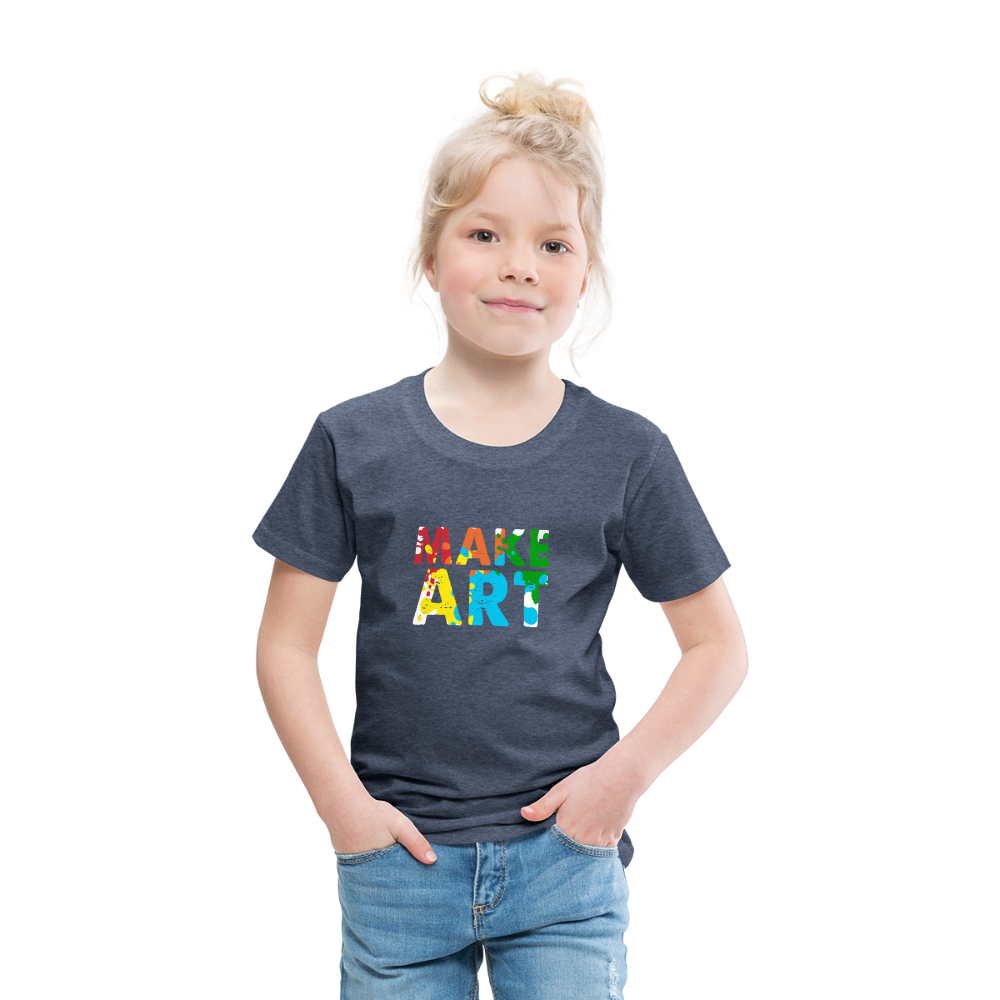 Maglietta Premium per bambini | Spreadshirt | Make Art - bluastro