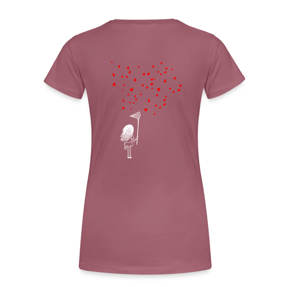 Maglietta Premium da donna | Spreadshirt | Collect Hearts - malva