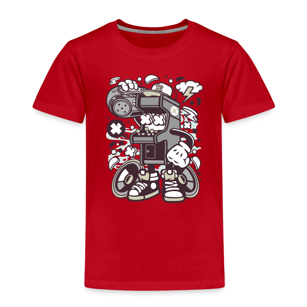 Maglietta Premium per bambini | Spreadshirt |  Arcade Game Boombox - rosso