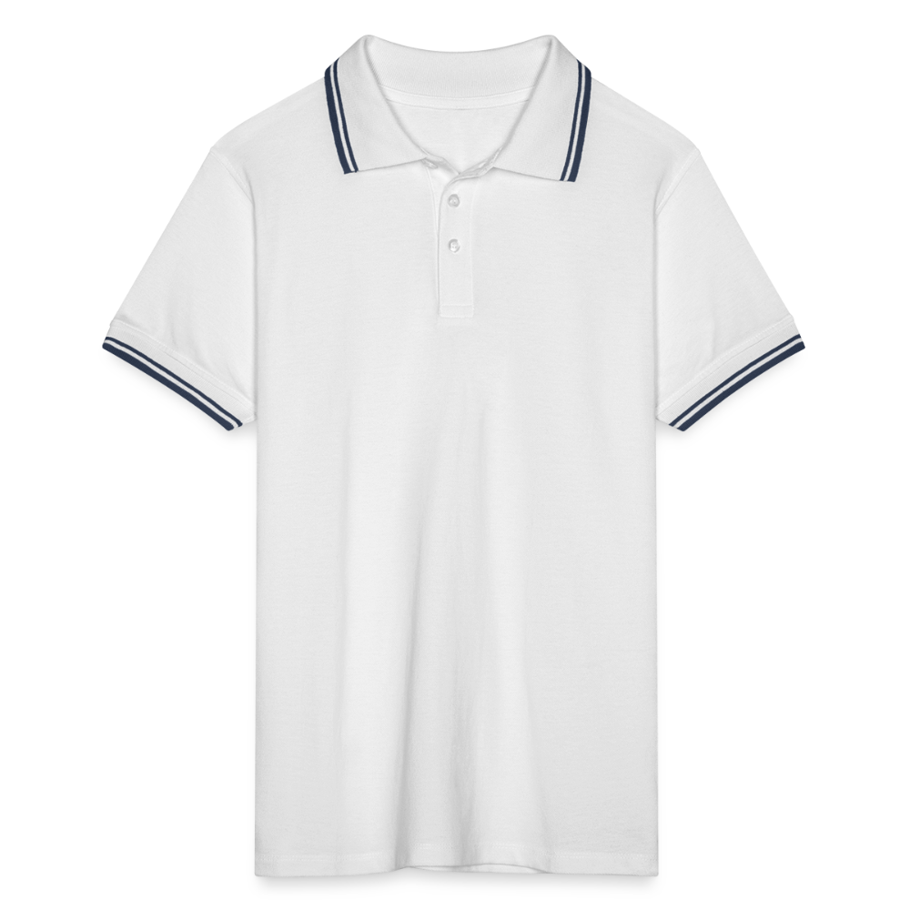 Polo per uomo | Sol's - bianco/navy