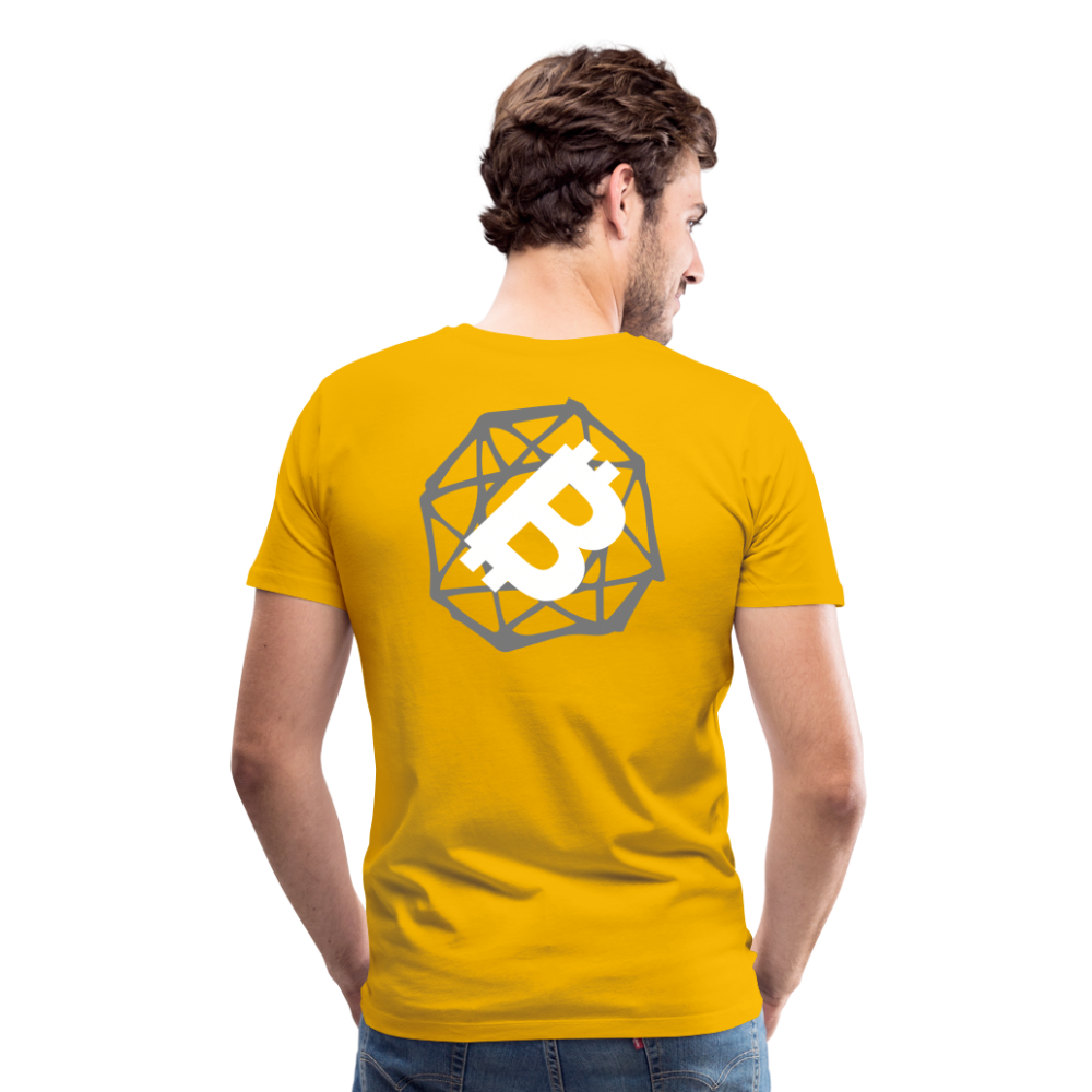 Maglietta Premium da uomo | Spreadshirt | BTC#1 - giallo sole