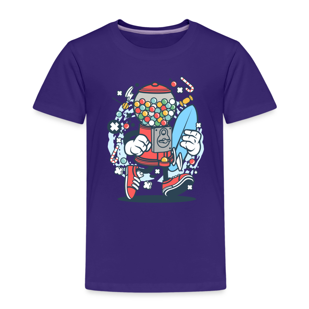 Maglietta Premium per bambini | Spreadshirt | Candy Machine Surfer - viola